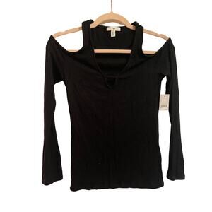 BP, Cold Shoulder Long Sleeve, NWT, XS